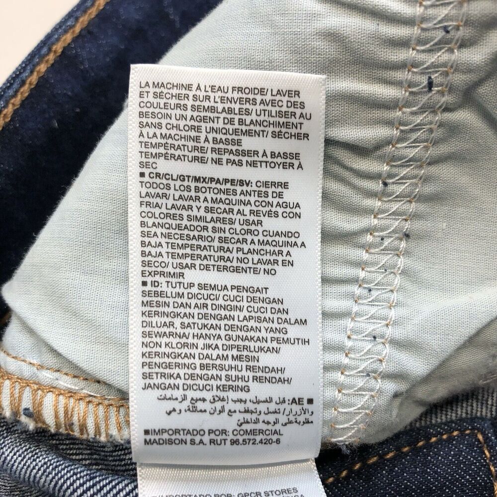Old Navy Womens Jeans Blue Denim High Rise WOW Straight Leg Stretch Size 6 Tall - Picture 8 of 9